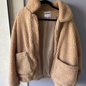 I am Gia teddy bear jacket